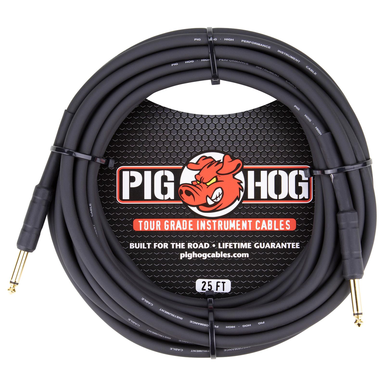 Photos - Instrument Cable Pig Hog Tour Grade  25 ft. PH25